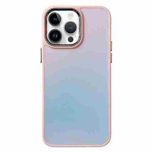For iPhone 12 Pro Max Gradient Laser TPU Phone Case(Pink)