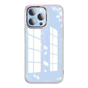 For iPhone 15 Pro Mutural Jiantou Series Electroplating Phone Case(Pink)