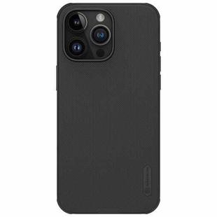For iPhone 15 Pro Max NILLKIN Frosted Shield Pro PC + TPU Phone Case(Black)