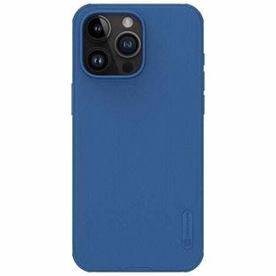 For iPhone 15 Pro Max NILLKIN Frosted Shield Pro PC + TPU Phone Case(Blue)