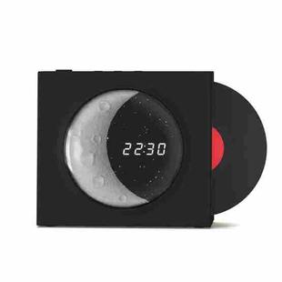 X09 Moon Clock Bluetooth Speaker Desktop Smart Wireless Speaker(Black)