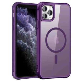 For iPhone 11 Pro Max MagSafe Magnetic Phone Case(Purple)