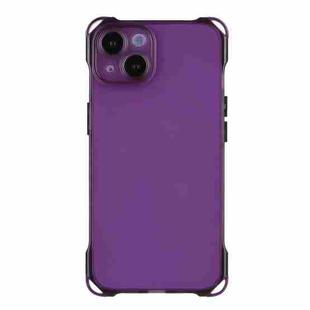 For iPhone 15 Four-corner Shockproof TPU Phone Case(Purple)