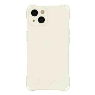 For iPhone 15 Plus Four-corner Shockproof TPU Phone Case(White)