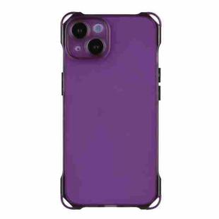 For iPhone 14 Four-corner Shockproof TPU Phone Case(Purple)