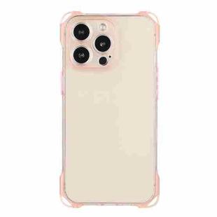 For iPhone 14 Pro Max Four-corner Shockproof TPU Phone Case(Pink)