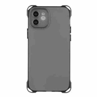 For iPhone 12 Four-corner Shockproof TPU Phone Case(Black)