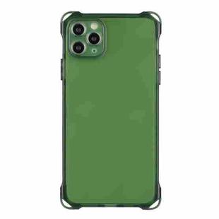 For iPhone 11 Pro Max Four-corner Shockproof TPU Phone Case(Green)