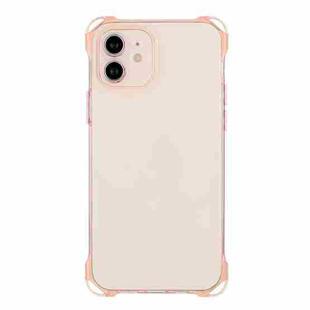 For iPhone 11 Four-corner Shockproof TPU Phone Case(Pink)