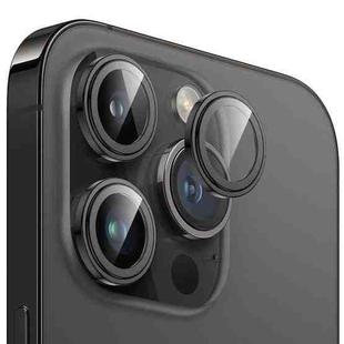 For iPhone 15 Pro / 15 Pro Max MOMAX Eagle Eye Independent Full Cover Phone Lens Glass Film(Black)