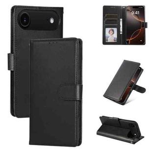 For iPhone 17 Air 3-Card Slots Multifunctional Leather Phone Case(Black)
