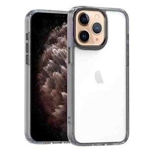 For iPhone 11 Pro Max High Translucency Acrylic Phone Case(Black)