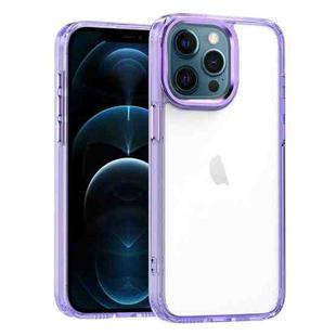For iPhone 12 Pro Max High Translucency Acrylic Phone Case(Purple)