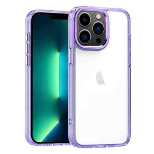 For iPhone 13 Pro Max High Translucency Acrylic Phone Case(Purple)