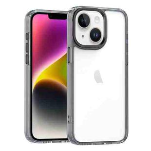 For iPhone 15 High Translucency Acrylic Phone Case(Black)