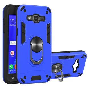 For Samsung Galaxy J2 2 in 1 Armour Series PC + TPU Protective Case with Ring Holder(Dark Blue)