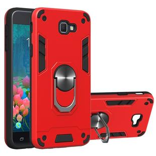 For Samsung Galaxy J5 Prime 2 in 1 Armour Series PC + TPU Protective Case with Ring Holder(Red)