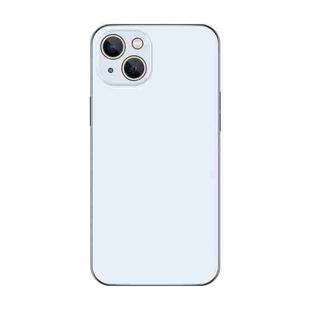 For iPhone 15 Electroplating AG Frosted Phone Case(White)