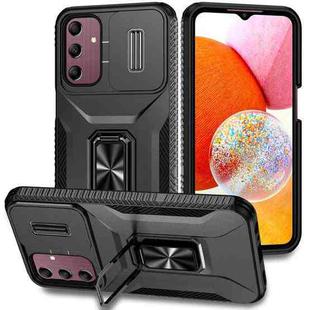 For Samsung Galaxy A15 5G Sliding Camshield Holder Phone Case(Black)