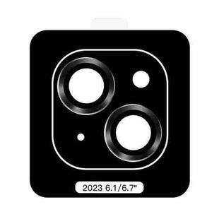 For iPhone 15 TOTU PG-1 Golden Shield Series Metal Frame Lens Protector(Black)