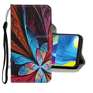 For Samsung Galaxy A21s Colored Drawing Pattern Horizontal Flip Leather Case with Holder & Card Slots & Wallet(Oil Painting)