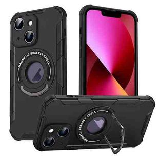 For iPhone 13 MagSafe Magnetic Holder Phone Case(Black)