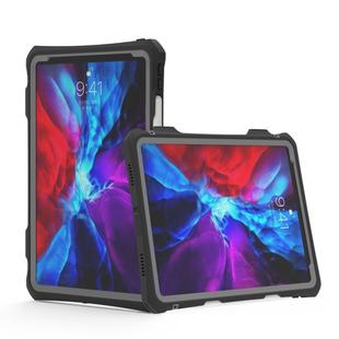For iPad Pro 11 inch (2020) RedPepper Shockproof Waterproof PC + TPU Protective Tablet Case with Lanyard & Pen Tray & Holder(Black)