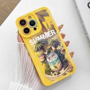 For iPhone 15 Pro Max Liquid Angel Eyes Dopamine TPU Phone Case(Mojito)