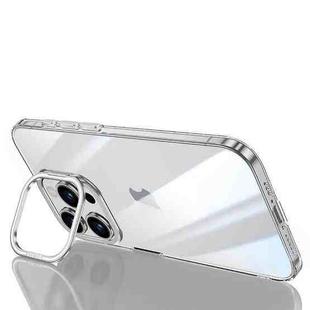 For iPhone 15 Pro SULADA PC + Aluminum Alloy Lens Holder Phone Case(Silver)
