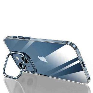 For iPhone 15 SULADA PC + Aluminum Alloy Lens Holder Phone Case(Dark Blue)