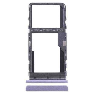 For TCL 40 R Original SIM + Micro SD Card Tray(Purple)