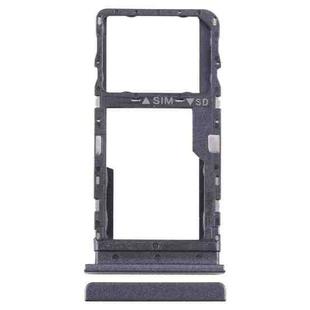 For TCL 40 SE Original SIM + Micro SD Card Tray(Black)