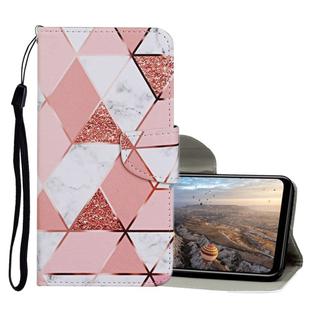 For Huawei P smart (2020) Colored Drawing Pattern Horizontal Flip Leather Case with Holder & Card Slots & Wallet(Marble)
