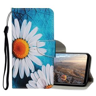 For Huawei P smart (2020) Colored Drawing Pattern Horizontal Flip Leather Case with Holder & Card Slots & Wallet(Chrysanthemum)