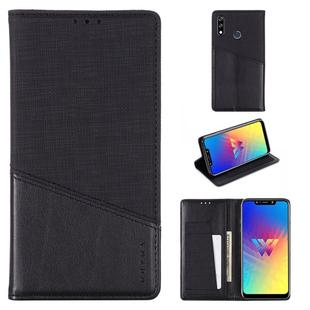For LG W10 MUXMA MX109 Horizontal Flip Leather Case with Holder & Card Slot & Wallet Function(Black)