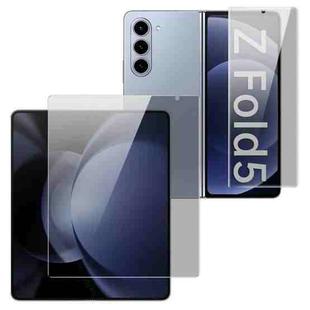 For Samsung Galaxy Z Fold5 5G 1 Sets imak Anti-spy Curved Full Screen Hydrogel Film (Outer Screen + Inner Screen)