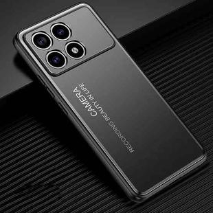 For Xiaomi Redmi K70 Pro Frosted Metal Phone Case(Black)