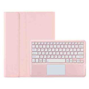 For Honor MagicPad 13 AH16-A TPU Ultra-thin Detachable Bluetooth Keyboard Tablet Leather Case with Touchpad(Pink)