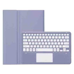 For Honor MagicPad 13 AH16-A TPU Ultra-thin Detachable Bluetooth Keyboard Tablet Leather Case with Touchpad(Purple)