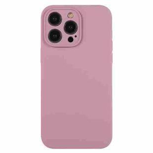 For iPhone 12 Pro Pure Color Liquid Silicone Fine Pore Phone Case(Black Currant)