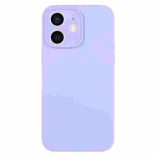 For iPhone 11 Pure Color Liquid Silicone Fine Pore Phone Case(Light Purple)