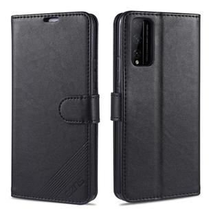 For Huawei Honor Play 4T Pro AZNS Sheepskin Texture Horizontal Flip Leather Case with Holder & Card Slots & Wallet(Black)