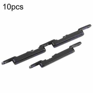 For Samsung Galaxy M10s SM-M107 10pcs Power Button + Volume Control Button(Black)