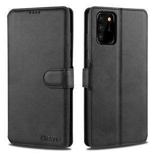 For Samsung Galaxy Note20 Ultra AZNS Calf Texture Horizontal Flip Leather Case with Holder & Card Slots & Wallet & Photo Frame(Black)