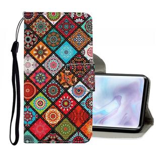 For Xiaomi Mi Note 10 Pro Colored Drawing Pattern Horizontal Flip Leather Case with Holder & Card Slots & Wallet(Ethnic Style)