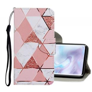 For Xiaomi Mi Note 10 Pro Colored Drawing Pattern Horizontal Flip Leather Case with Holder & Card Slots & Wallet(Marble)