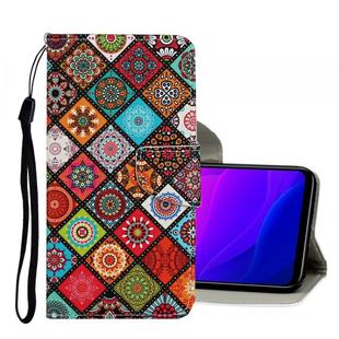 For Xiaomi Mi 10 Lite 5G Colored Drawing Pattern Horizontal Flip Leather Case with Holder & Card Slots & Wallet(Ethnic Style)