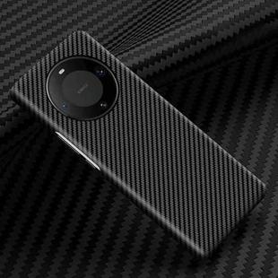 For Huawei Mate 60 Pro Carbon Fiber Shockproof Phone Case(Black)