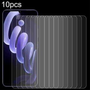For itel City 100 10pcs 0.26mm 9H 2.5D Tempered Glass Film