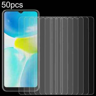 For Itel A05s 50pcs 0.26mm 9H 2.5D Tempered Glass Film